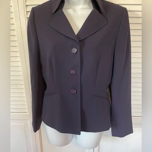 Stresa Purple Blazer Suit Jacket Size 8P